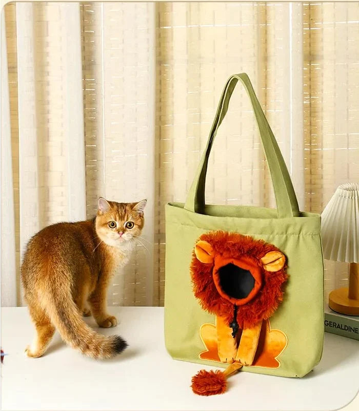 Pet Canvas Shoulder Carrying Bag