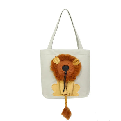 Pet Canvas Shoulder Carrying Bag